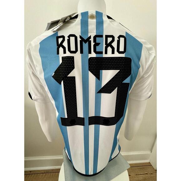 2022 Adidas World Cup 3 STAR Argentina C.Romero XL Authentic